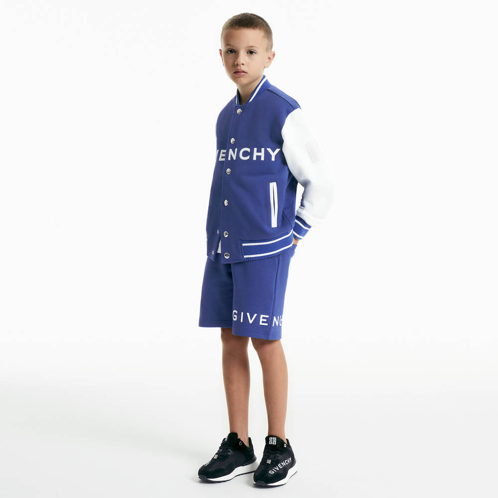 Givenchy-Синие хлопковые шорты | Childrensalon Outlet