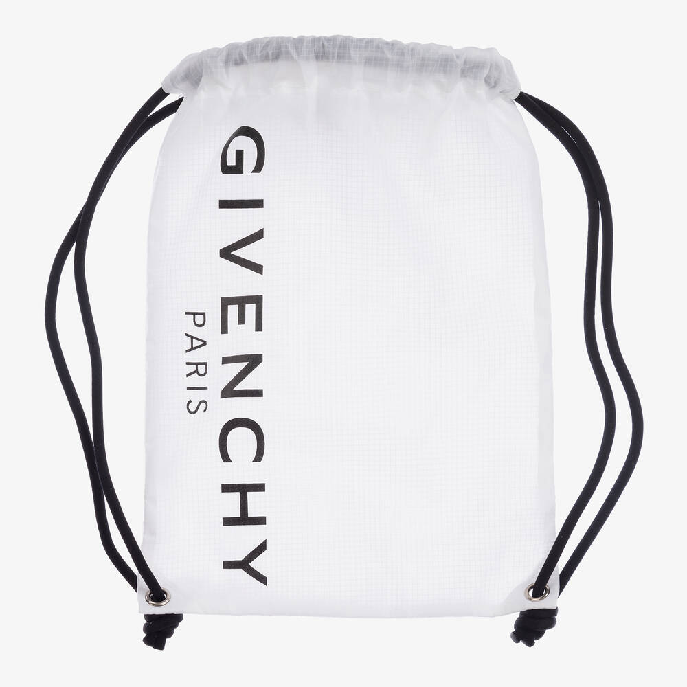 Givenchy-Teen Boys Blue Fish Print Swim Shorts | Childrensalon Outlet