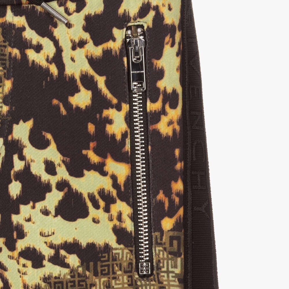 Givenchy-Зеленые шорты камуфляжной расцветки для мальчиков-подростков | Childrensalon Outlet