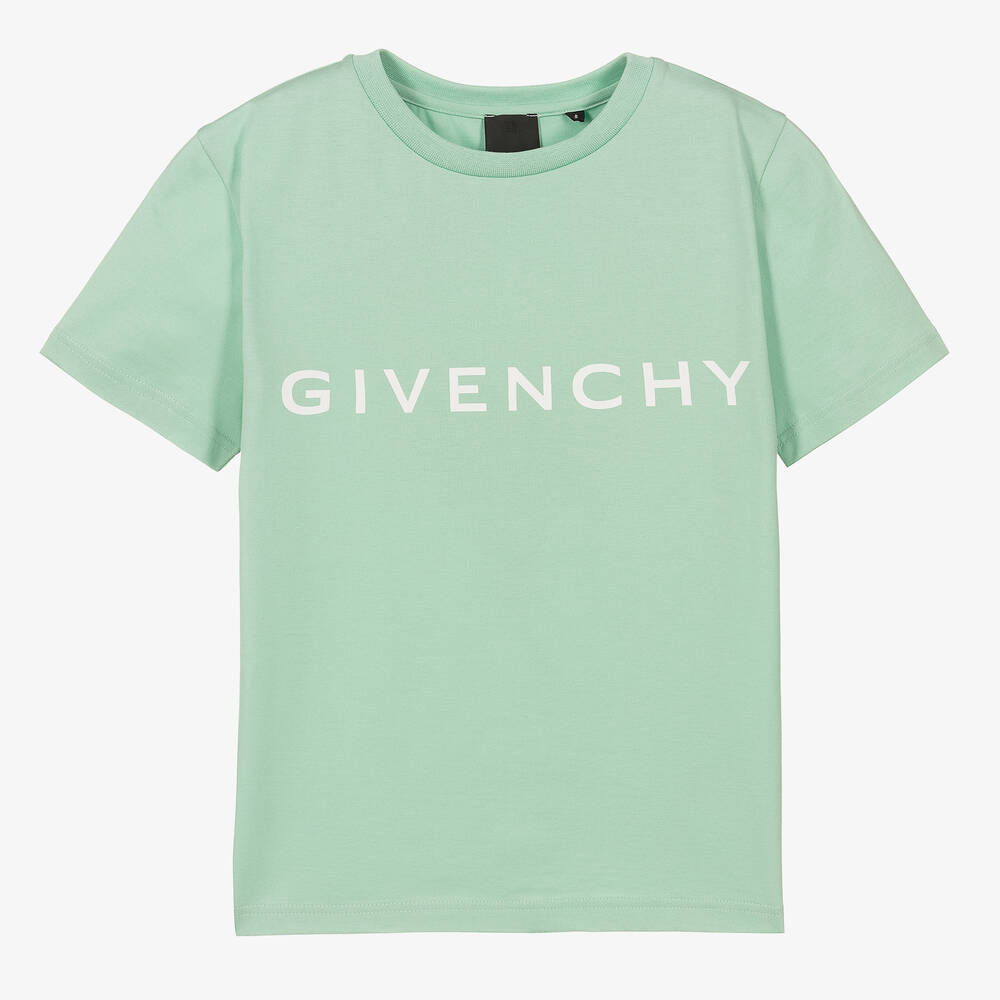 Givenchy - Grünes Teen Baumwoll-T-Shirt (J) | Childrensalon