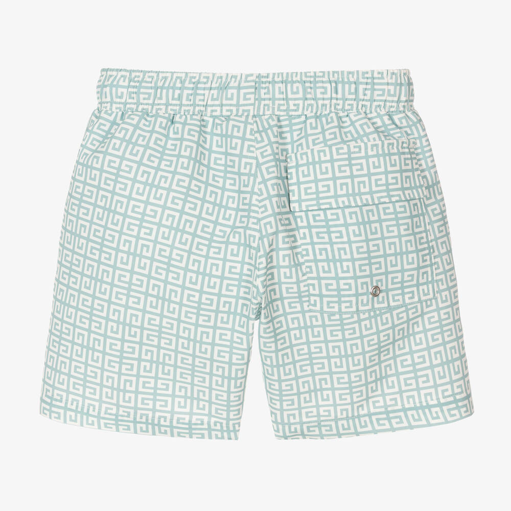 Givenchy Kids logo-print swim shorts - White