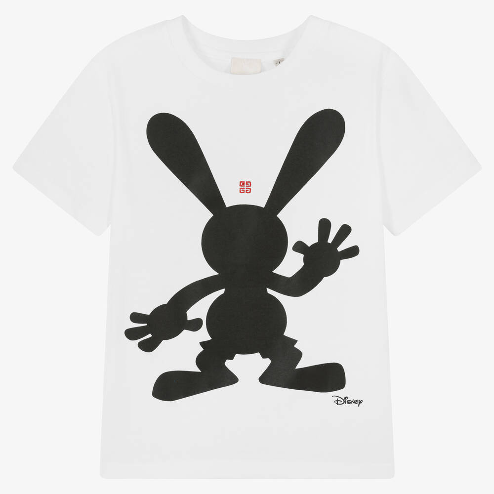 Givenchy - Weißes Teen Disney Baumwoll-T-Shirt | Childrensalon