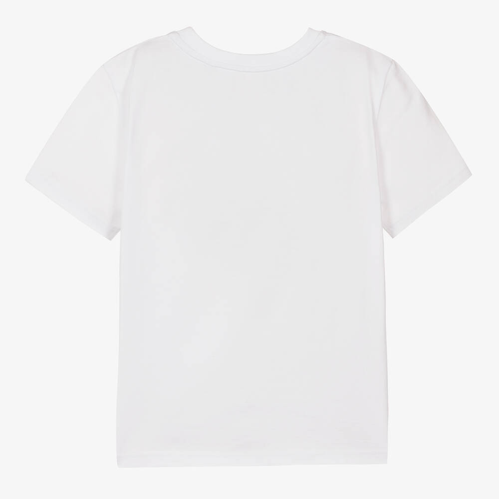 Givenchy-Белая хлопковая футболка | Childrensalon Outlet