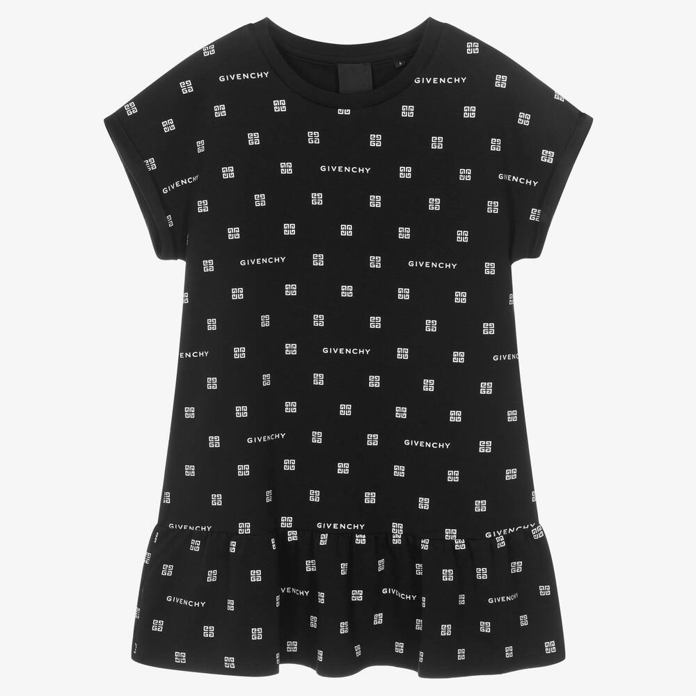 Givenchy - Schwarzes Teen 4G Kleid (M) | Childrensalon