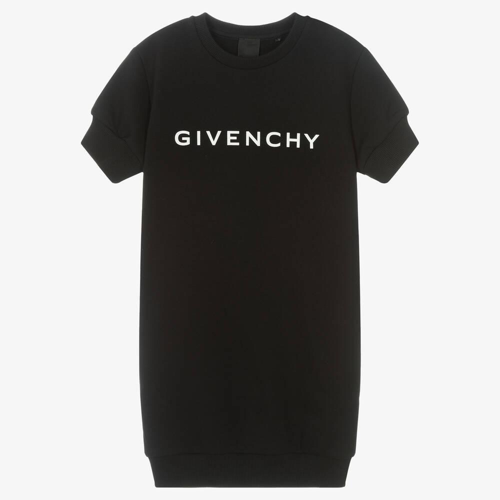 Givenchy-Черное хлопковое платье | Childrensalon Outlet