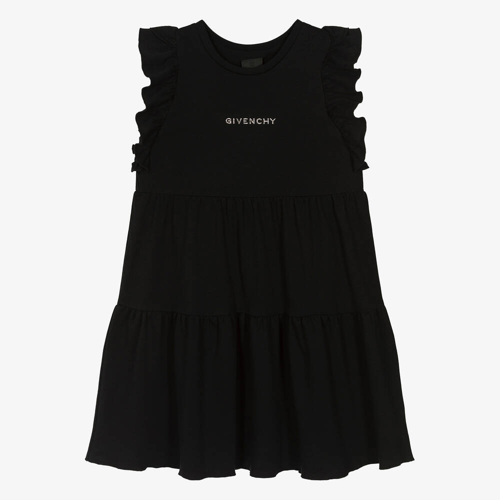 Givenchy-Teen Girls Black Heart Back Dress | Childrensalon Outlet
