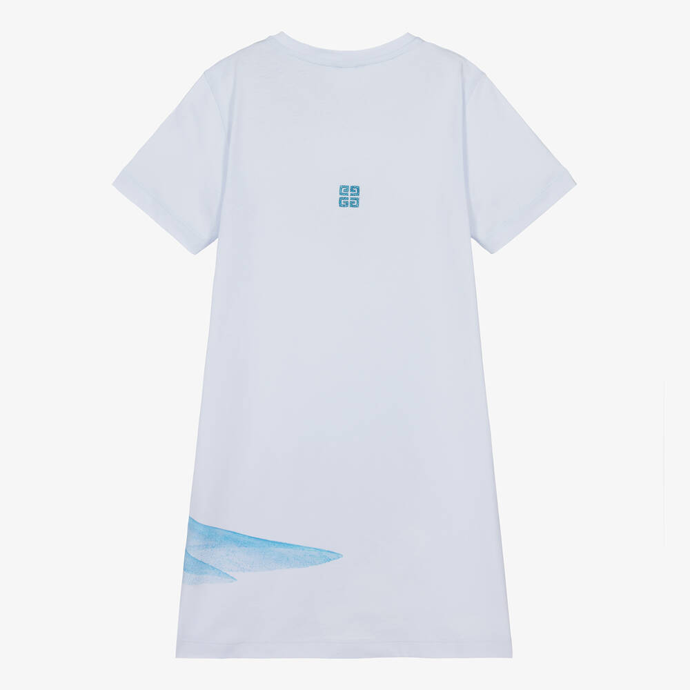 Givenchy-Голубое хлопковое платье Disney для девочек-подростков | Childrensalon Outlet