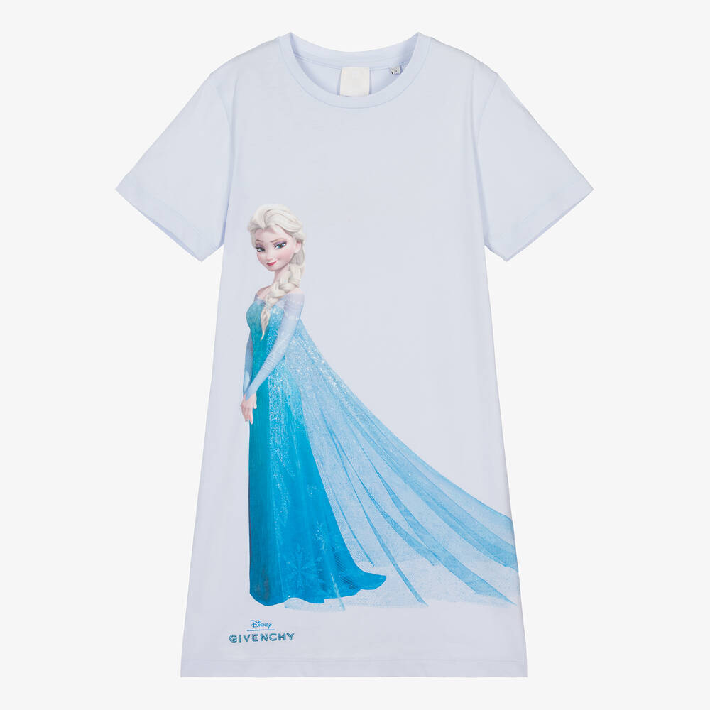 Givenchy-Голубое хлопковое платье Disney для девочек-подростков | Childrensalon Outlet