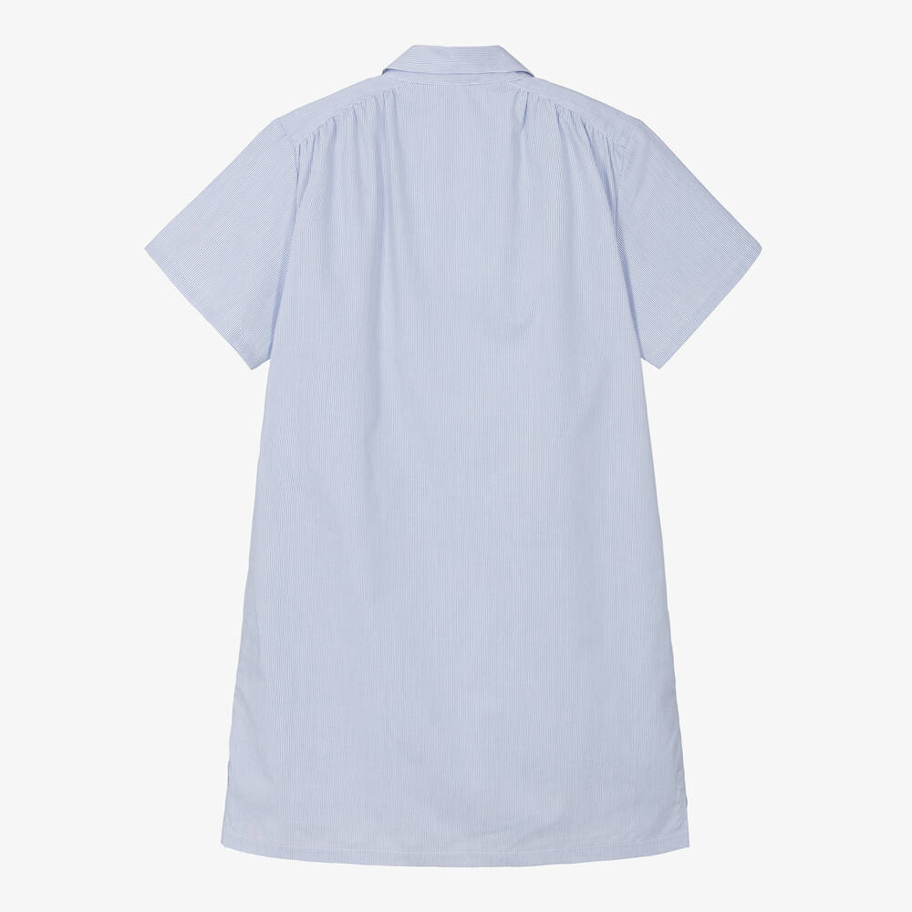 Givenchy-Teen Girls Blue Stripe Swarovski Dress | Childrensalon Outlet