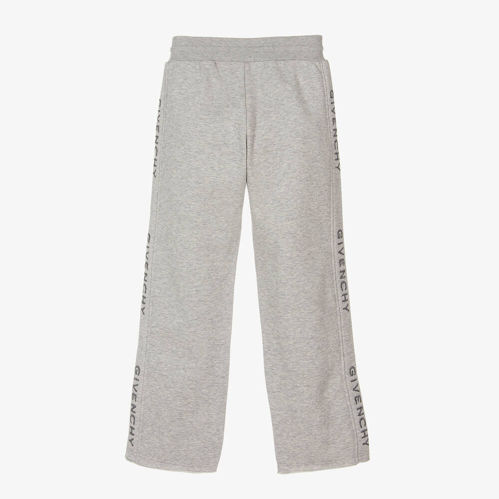 Givenchy Teen Girls Grey Straight Leg Joggers