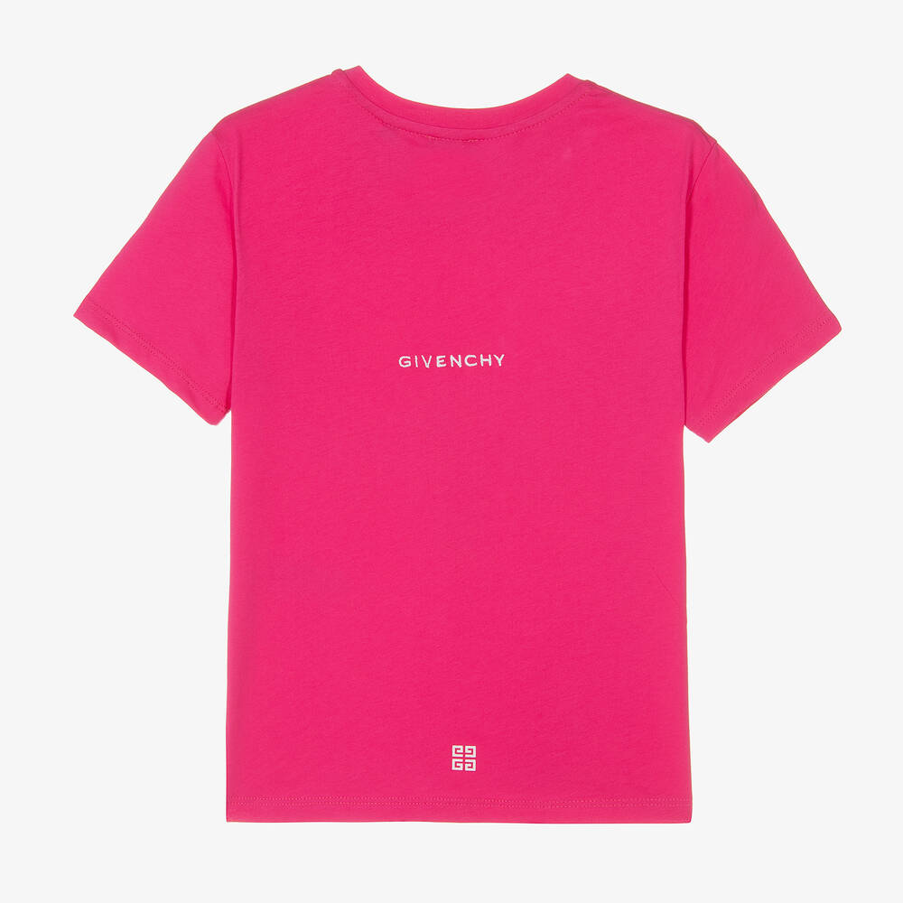 Givenchy Teen Girls Pink Cotton Disney T Shirt