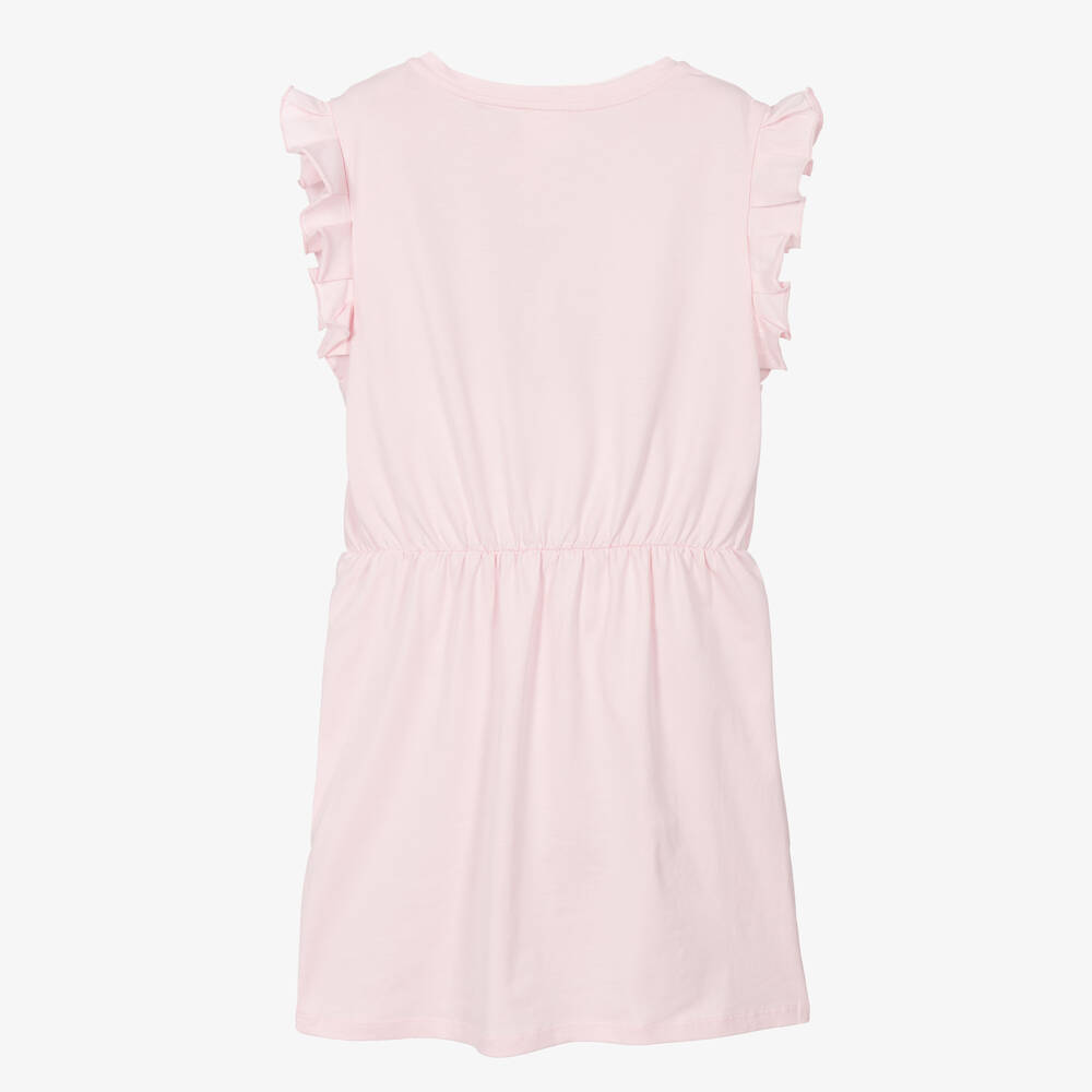 Givenchy-Teen Girls Pink Cotton Rhinestone Dress | Childrensalon Outlet