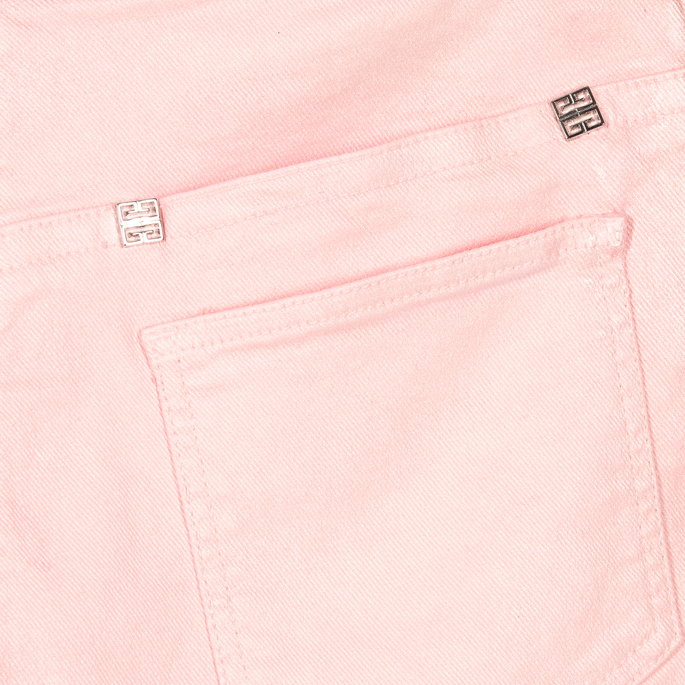 Givenchy-Teen Girls Pink Cotton Shorts  | Childrensalon Outlet