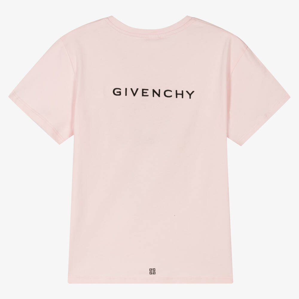 جيفنشي-تيشيرت 4G تينز بناتي قطن لون زهري | Childrensalon Outlet