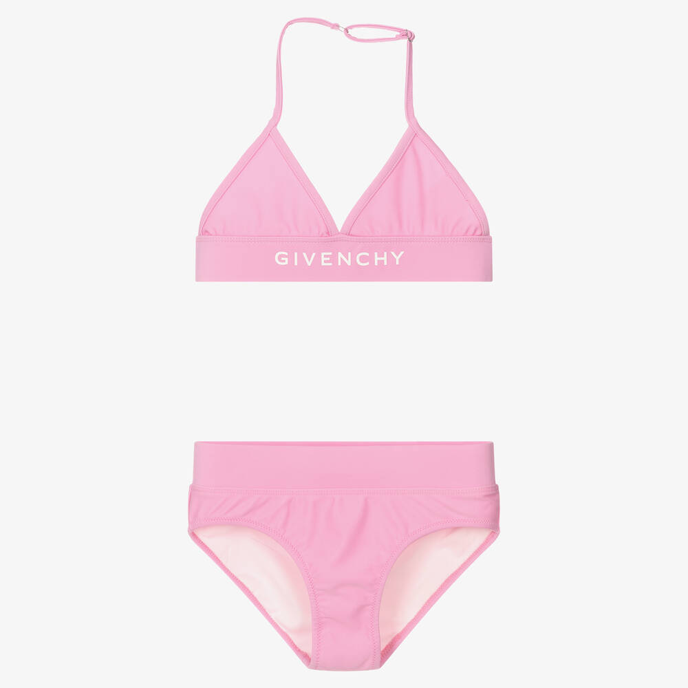 Givenchy - Teen Girls Pink Logo Bikini | Childrensalon