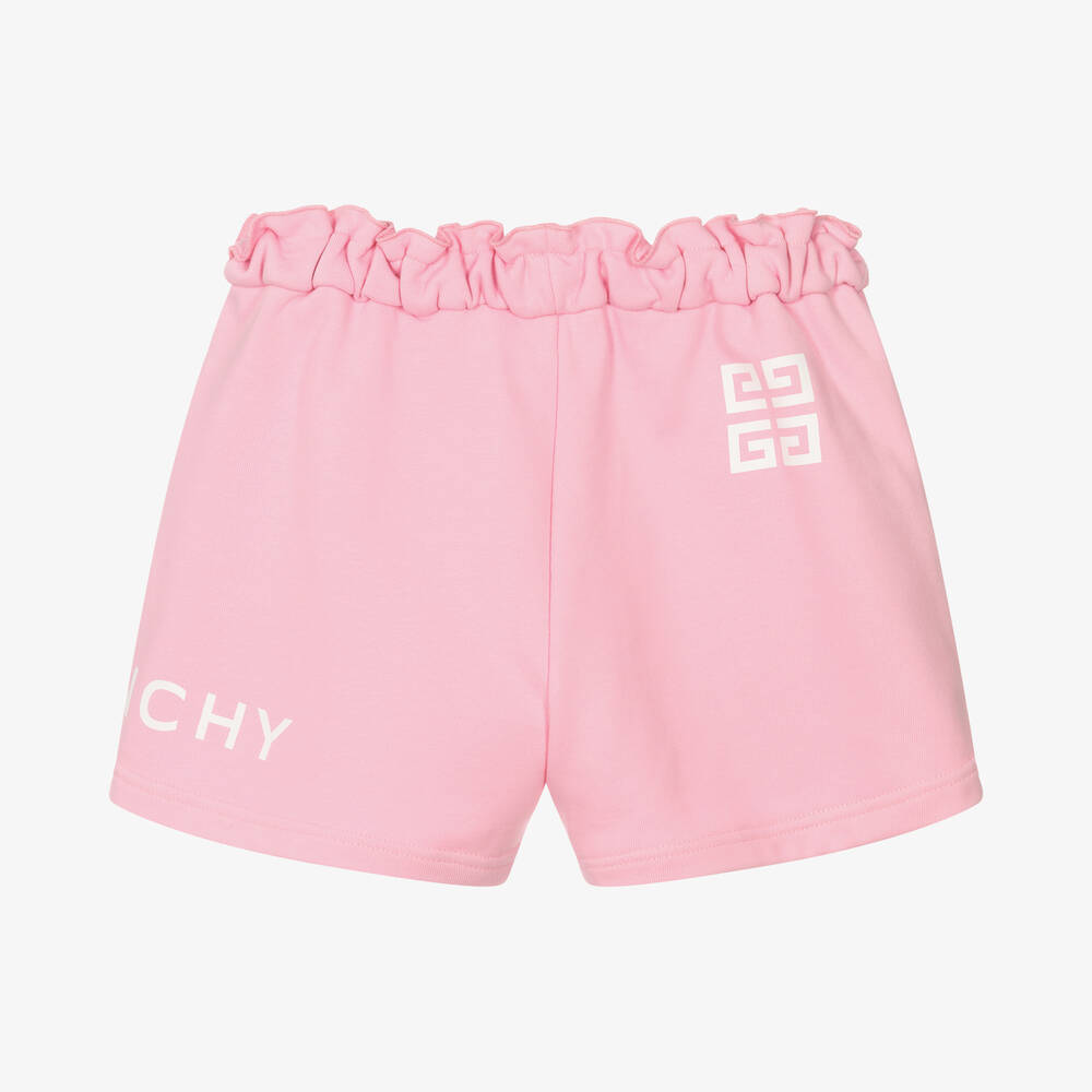 Givenchy-Teen Girls Pink Logo Shorts | Childrensalon Outlet