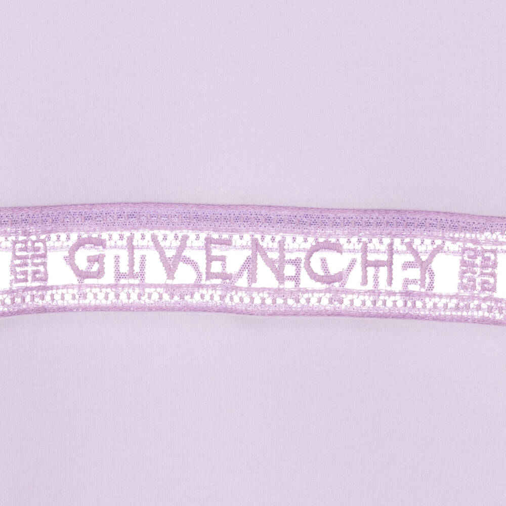 Givenchy-فستان تينز بناتي قطن لون بنفسجي | Childrensalon Outlet