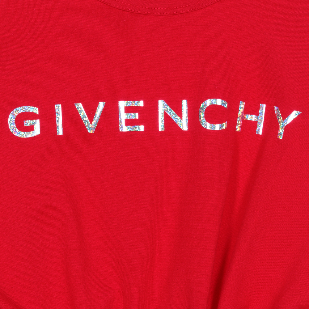 Givenchy - Teen Girls Red Cotton Vest | Childrensalon Outlet