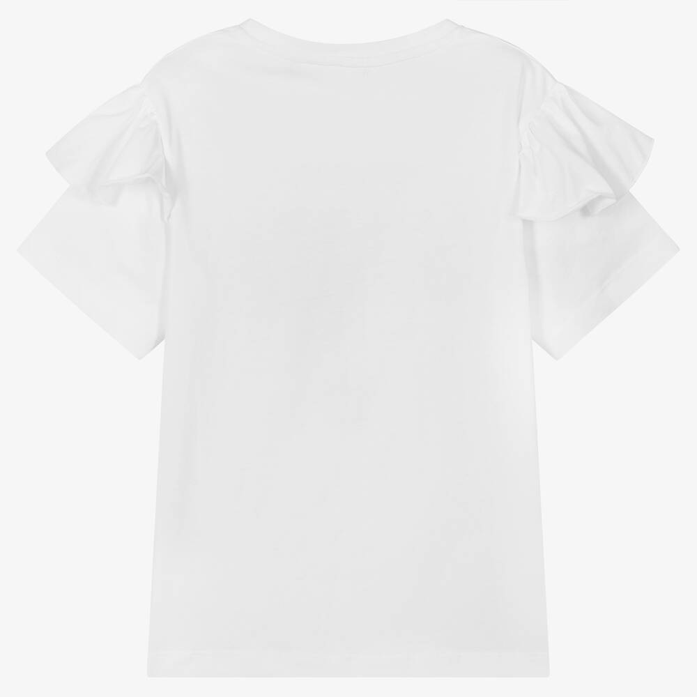 Givenchy - Teen Girls White Logo T-Shirt | Childrensalon Outlet