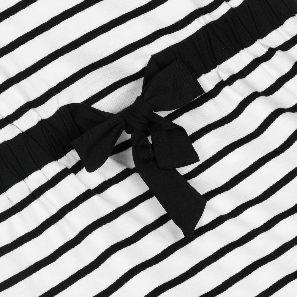 Givenchy-Teen Girls White Striped Cotton Dress | Childrensalon Outlet