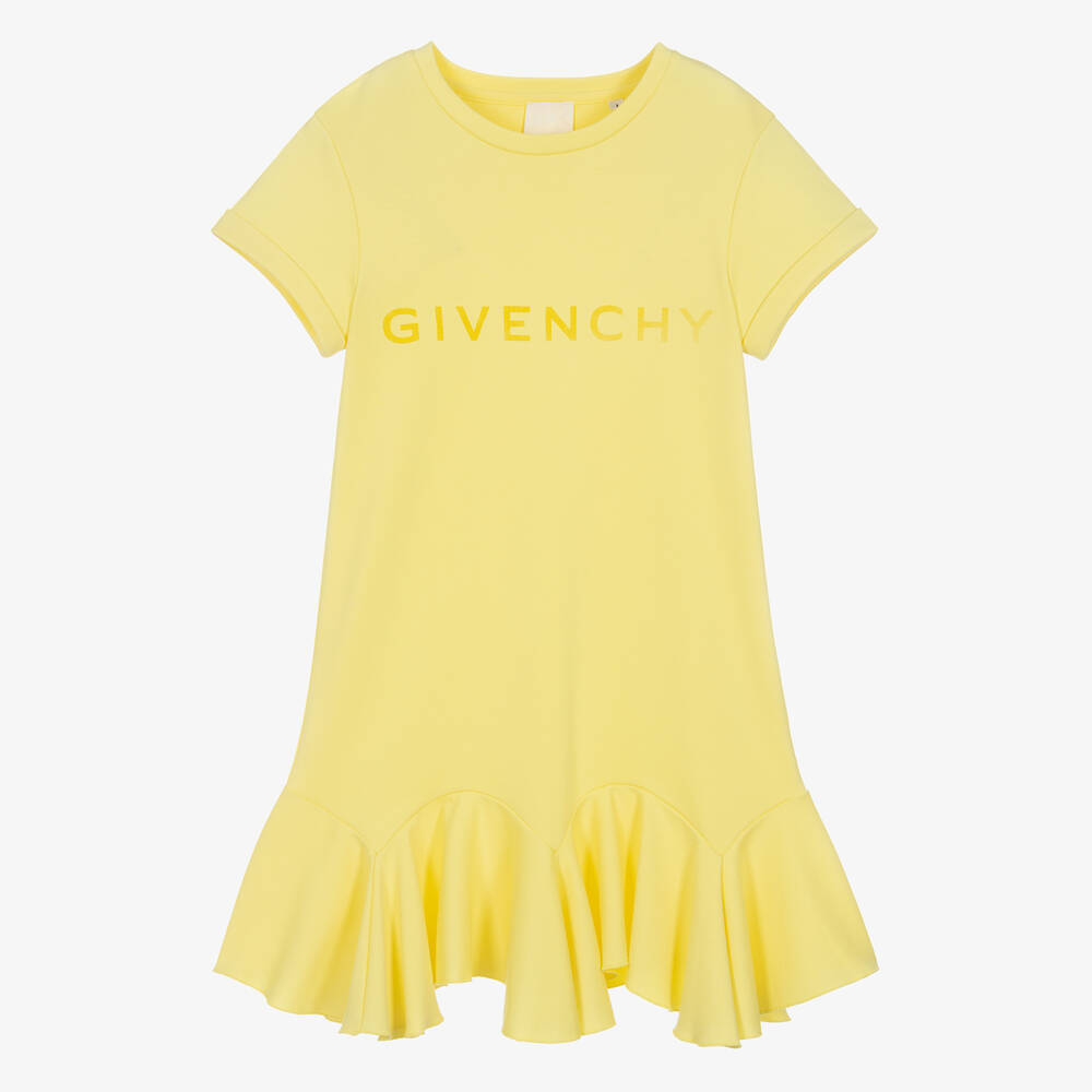 Yellow jersey dress discount