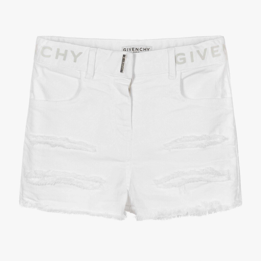 Givenchy - Weiße Teen Baumwollshorts | Childrensalon