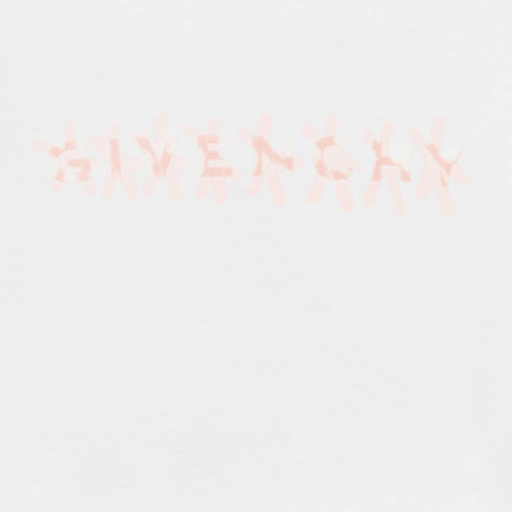 Givenchy-White Chito Heart 4G Top | Childrensalon Outlet