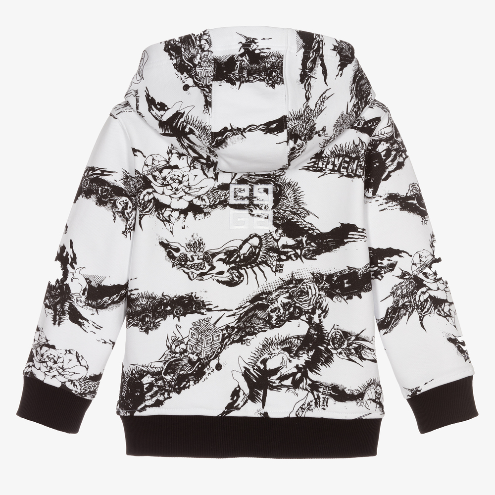 Givenchy white dragon 2025 hoodie