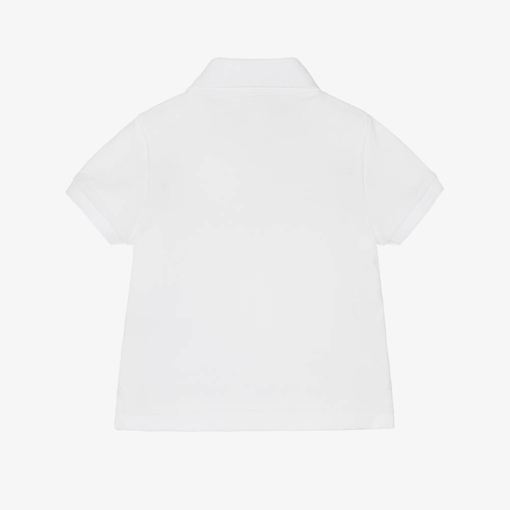 Givenchy-White Logo Polo Shirt | Childrensalon Outlet