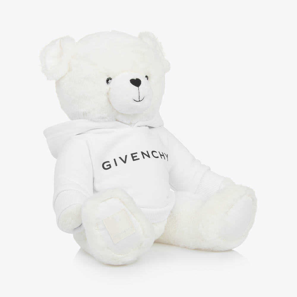 Givenchy-White Teddy Bear Soft Toy (41cm) | Childrensalon Outlet