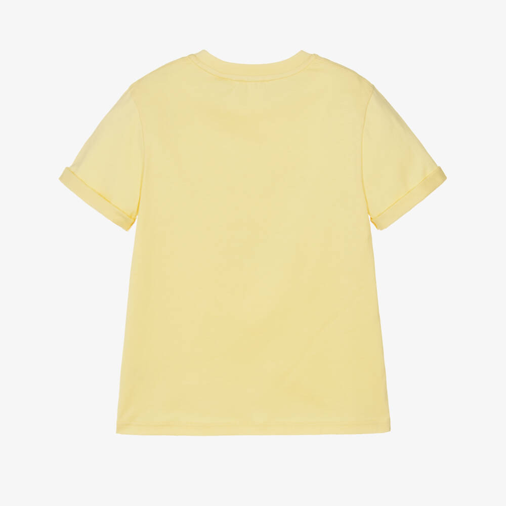 Givenchy-Желтая футболка с логотипом для мальчиков | Childrensalon Outlet