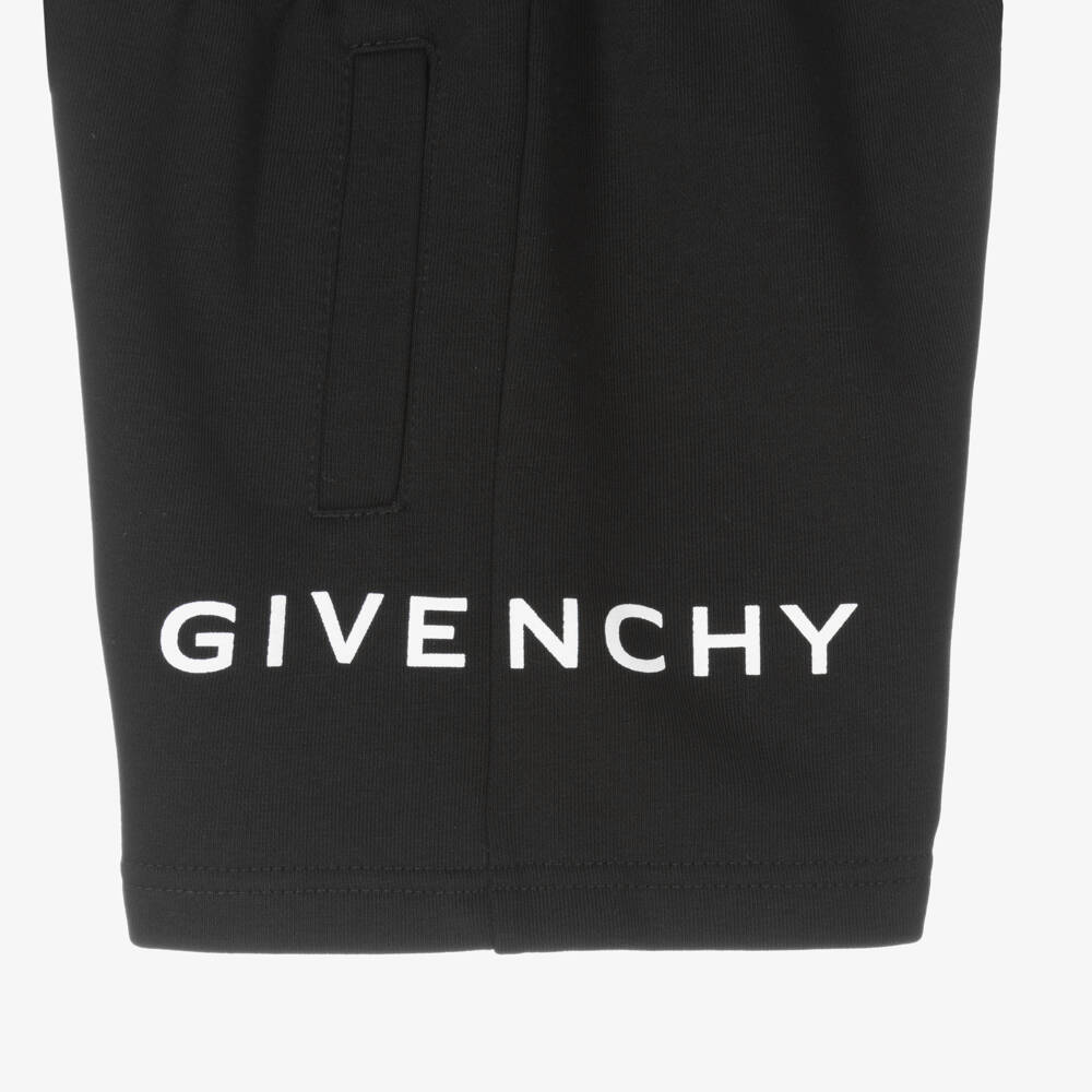 Givenchy-Young Gentleman's Sleek Cotton Shorts | Childrensalon Outlet