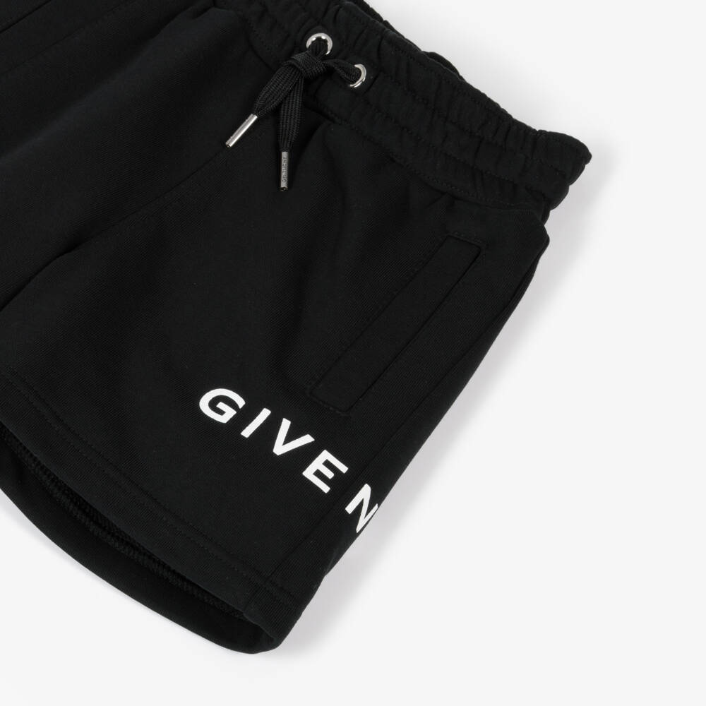 Givenchy-Young Gentleman's Sleek Cotton Shorts | Childrensalon Outlet