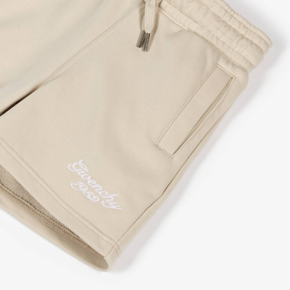 Givenchy-Бежевые вязаные шорты для мальчиков | Childrensalon Outlet