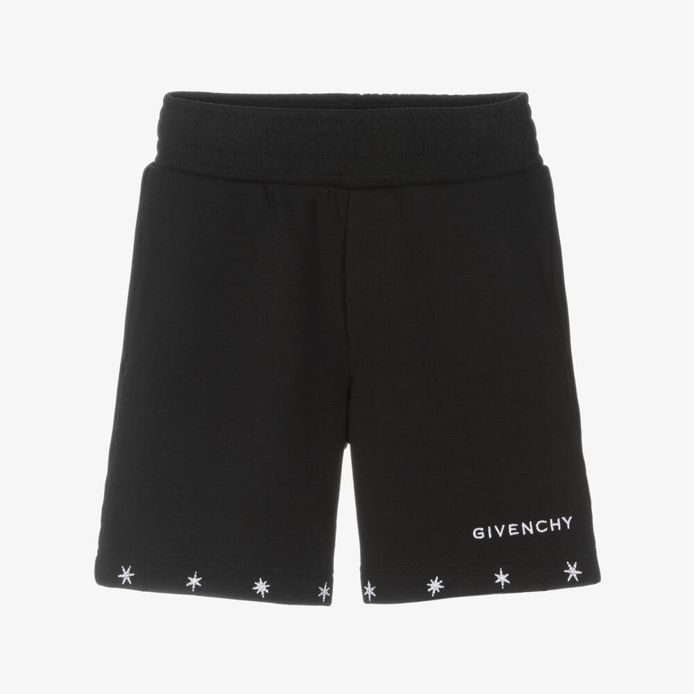 Givenchy-Young Gentlemen's Charcoal Jersey Shorts | Childrensalon Outlet