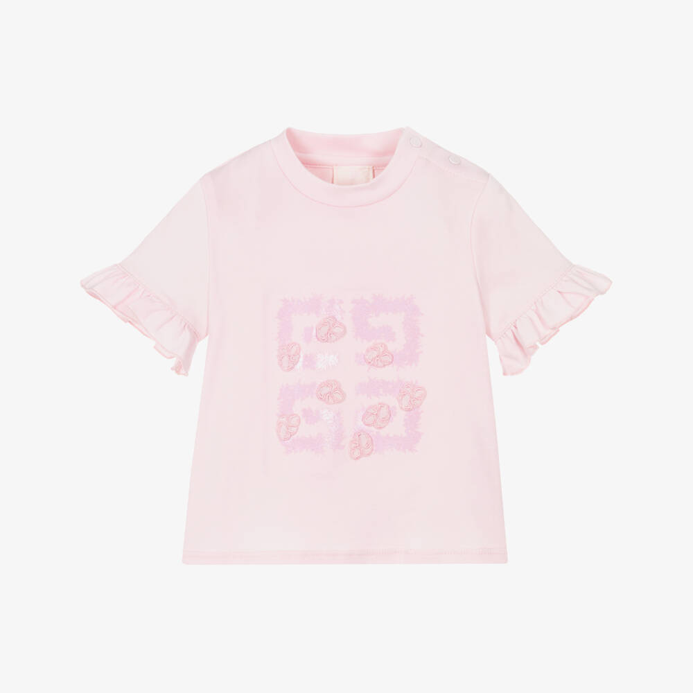 Givenchy-تيشيرت بشعار السعف للفتيات الشابات | Childrensalon Outlet