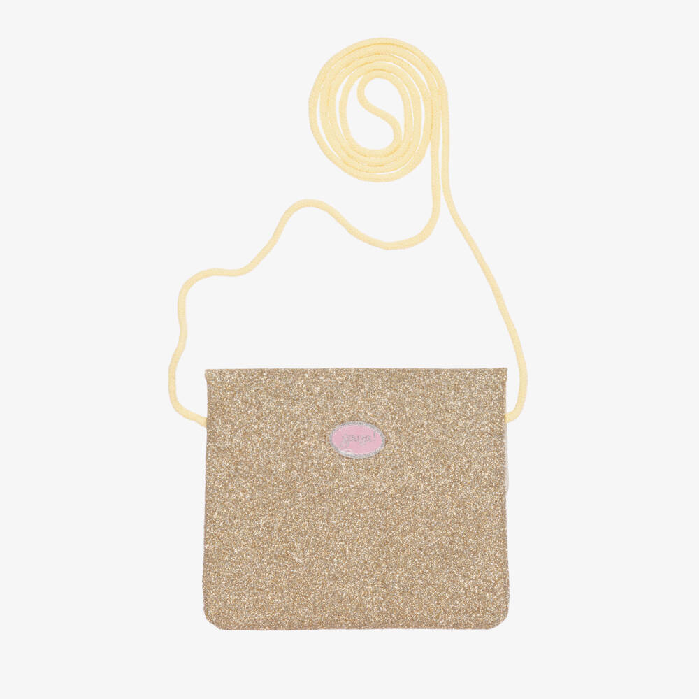 Souza-Gold Glitter Purse (13cm) | Childrensalon Outlet