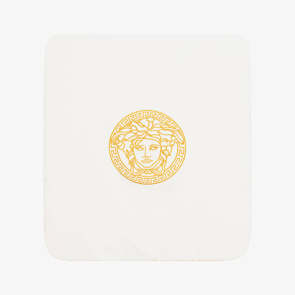 Versace-Gold Medusa Blanket (73cm) | Childrensalon Outlet
