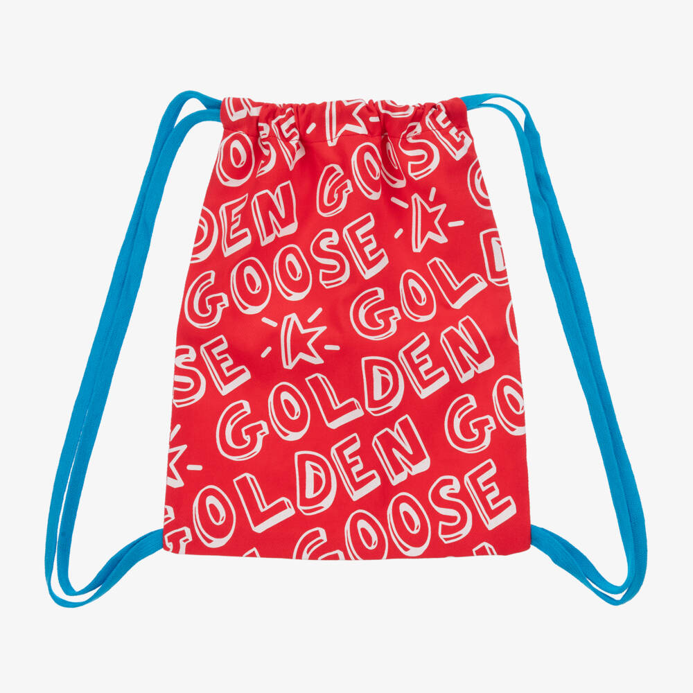 Golden Goose-Boys Red & White Leather Sneakers | Childrensalon Outlet