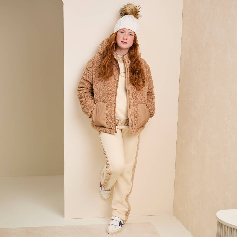 Golden Goose-Girls Shimmer & Shine Leather Sneakers | Childrensalon Outlet