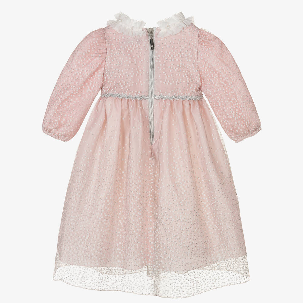 Graci-Розовое платье в горошек для малышек | Childrensalon Outlet