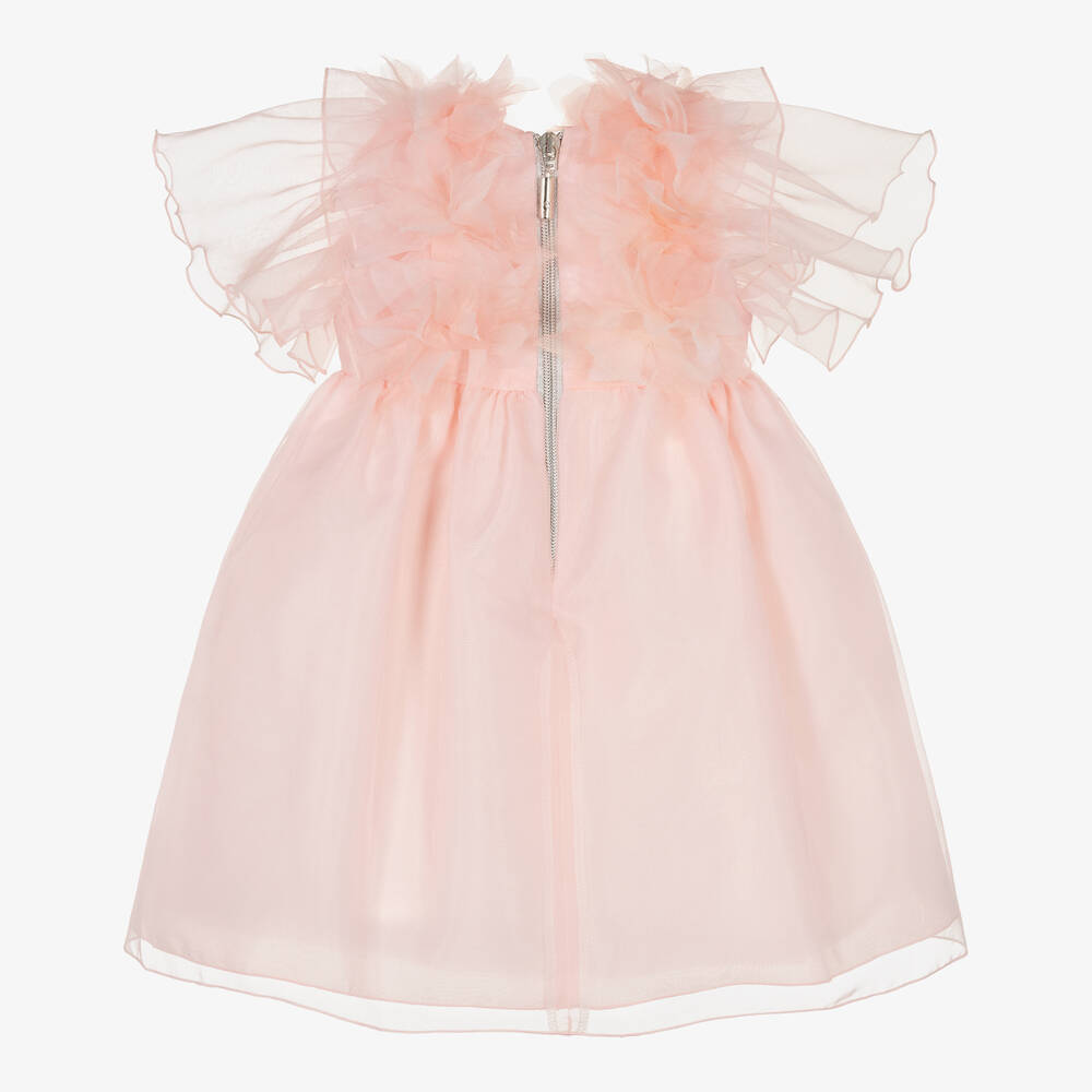 Graci-Baby Girls Pink Organza Dress | Childrensalon Outlet