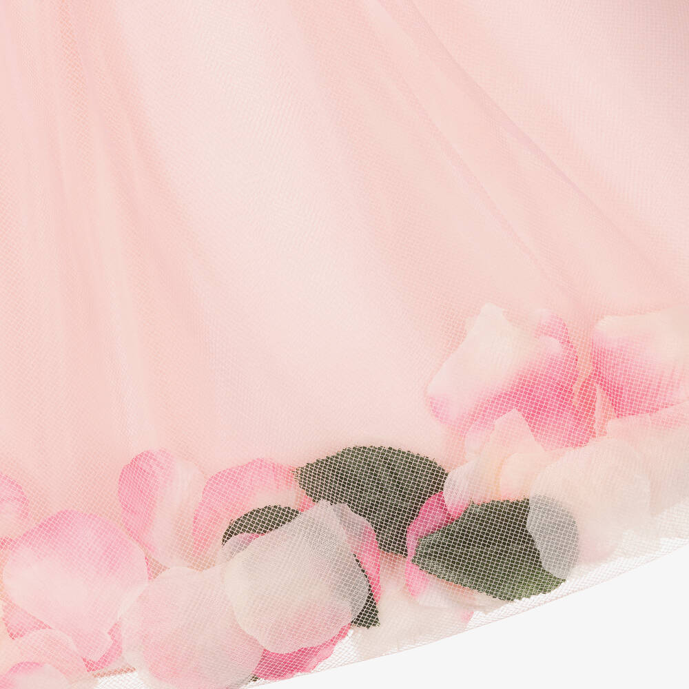 Graci-Розовое платье с лепестками | Childrensalon Outlet