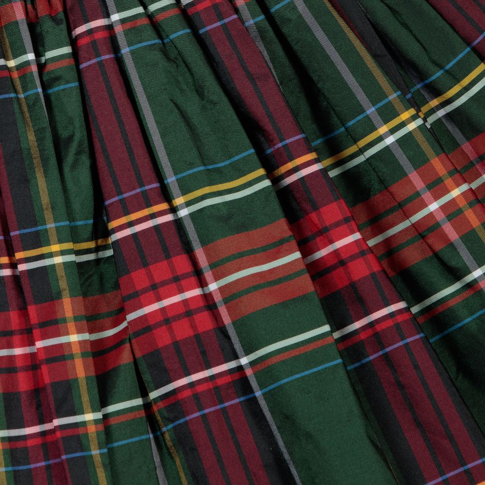 Graci-Красно-зеленое платье из тафты для малышей | Childrensalon Outlet