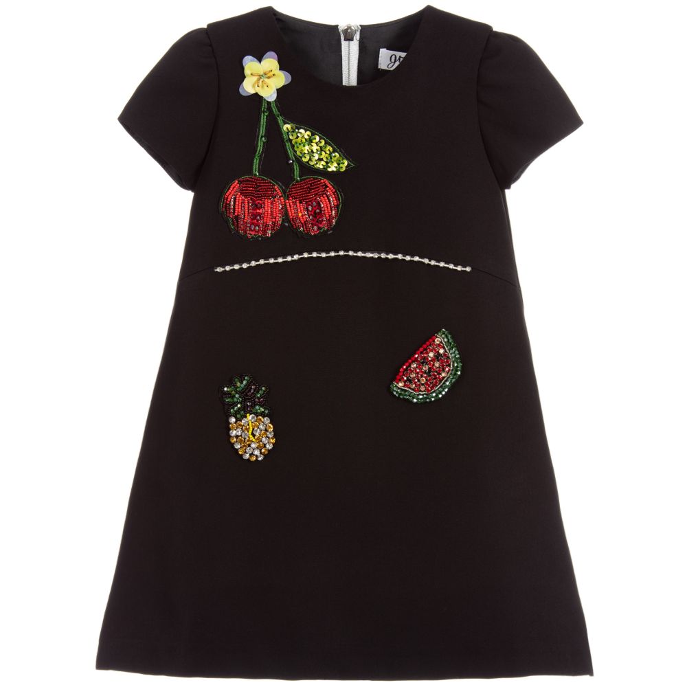 Graci - Black Crêpe Dress | Childrensalon