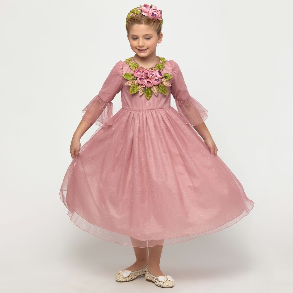 Dusty pink occasion dress hot sale