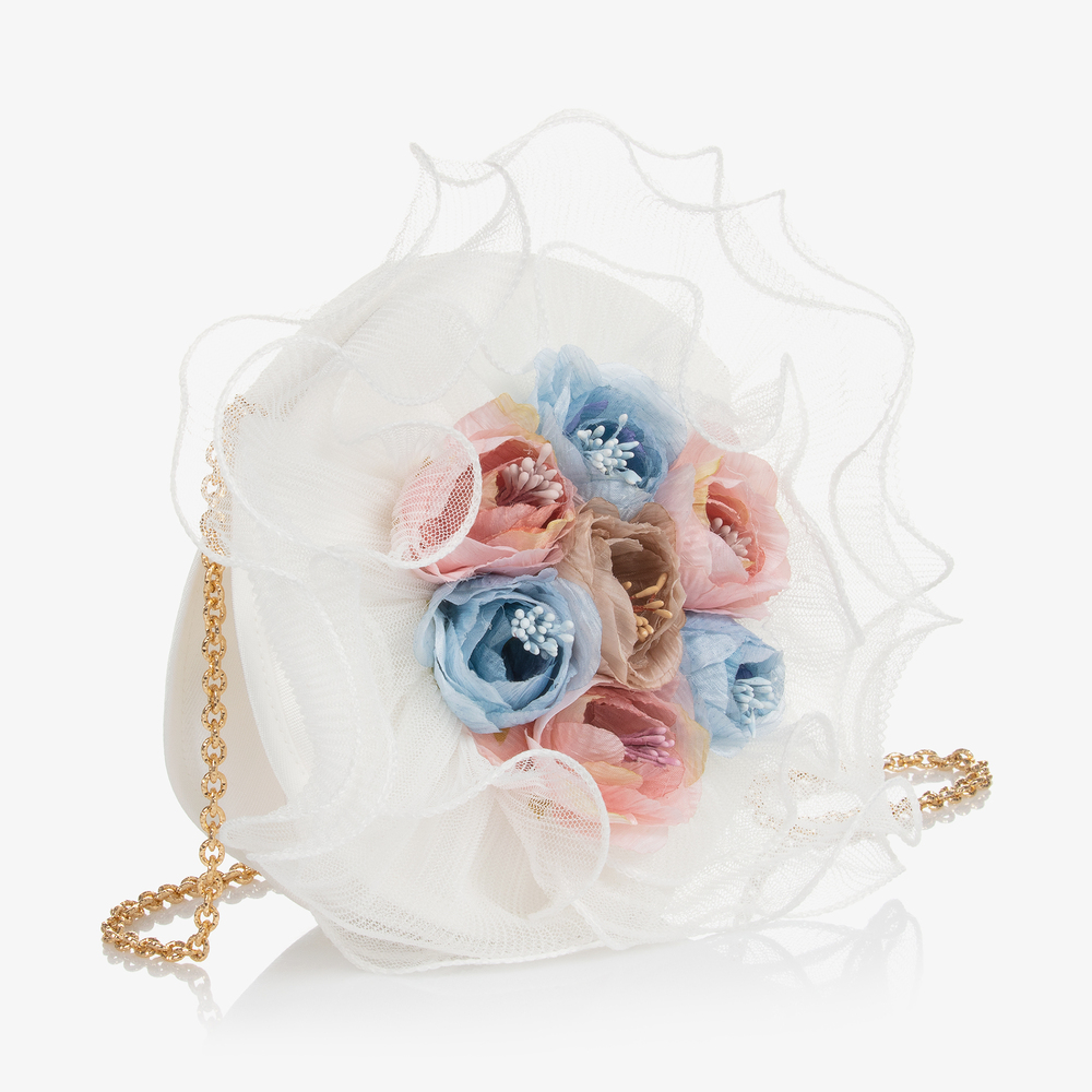 Graci-Flowers & Frill Bag (16cm) | Childrensalon Outlet