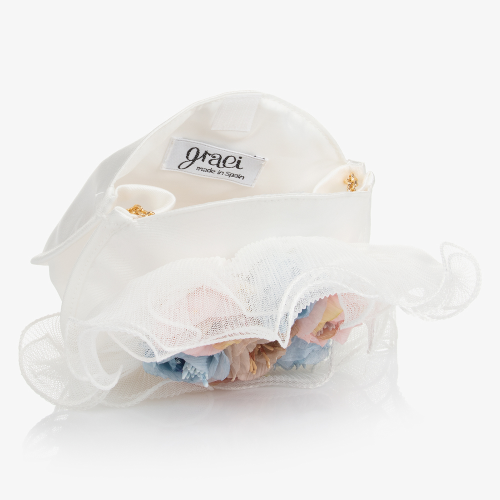 Graci-Flowers & Frill Bag (16cm) | Childrensalon Outlet