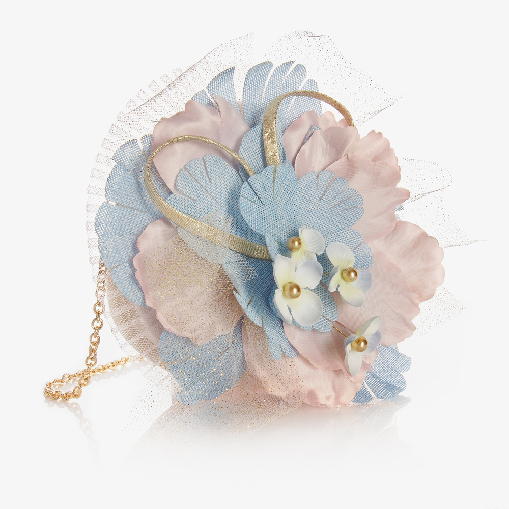 Graci - Sac bleu et rose Fille (17 cm) | Childrensalon
