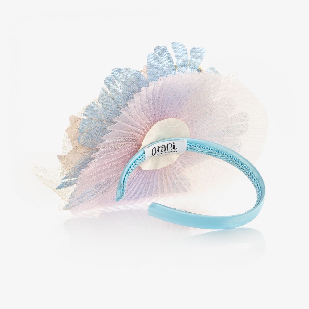 Graci-Girls Blue & Pink Hairband | Childrensalon Outlet